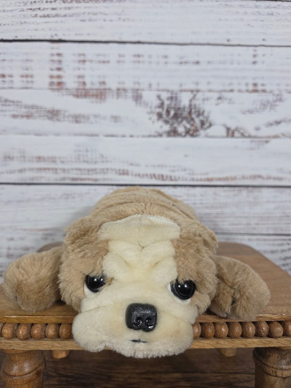 VTG 1995 Ty Classic Pillow Pal Churchhill the Bulldog Plush